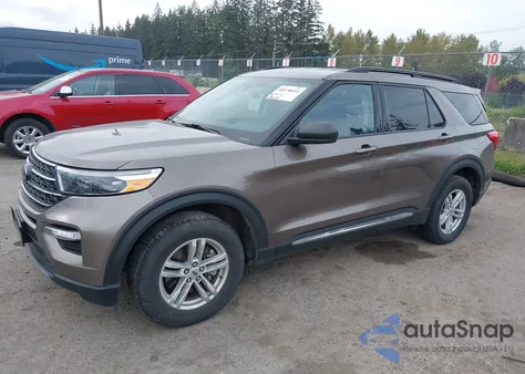 2021 Ford Explorer Xlt z USA, uszkodzony, nr VIN 1FMSK8DH0MGC03318